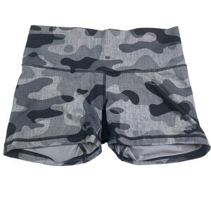 Adidas Grey Camo Yoga Run Shorts Size Small S